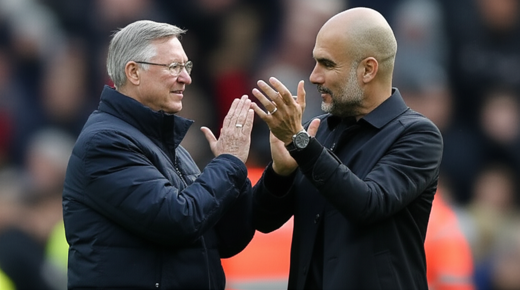 Apresiasi Ferguson untuk Guardiola yang Masuk ‘Klub 1.000’