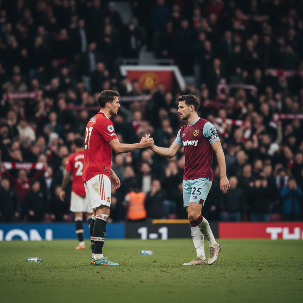 MU Vs West Ham Selesai 1-1: Skor Menegangkan di Old Trafford
